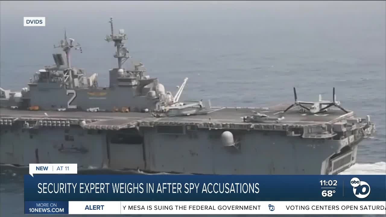 Security expert weights in after spy accusations