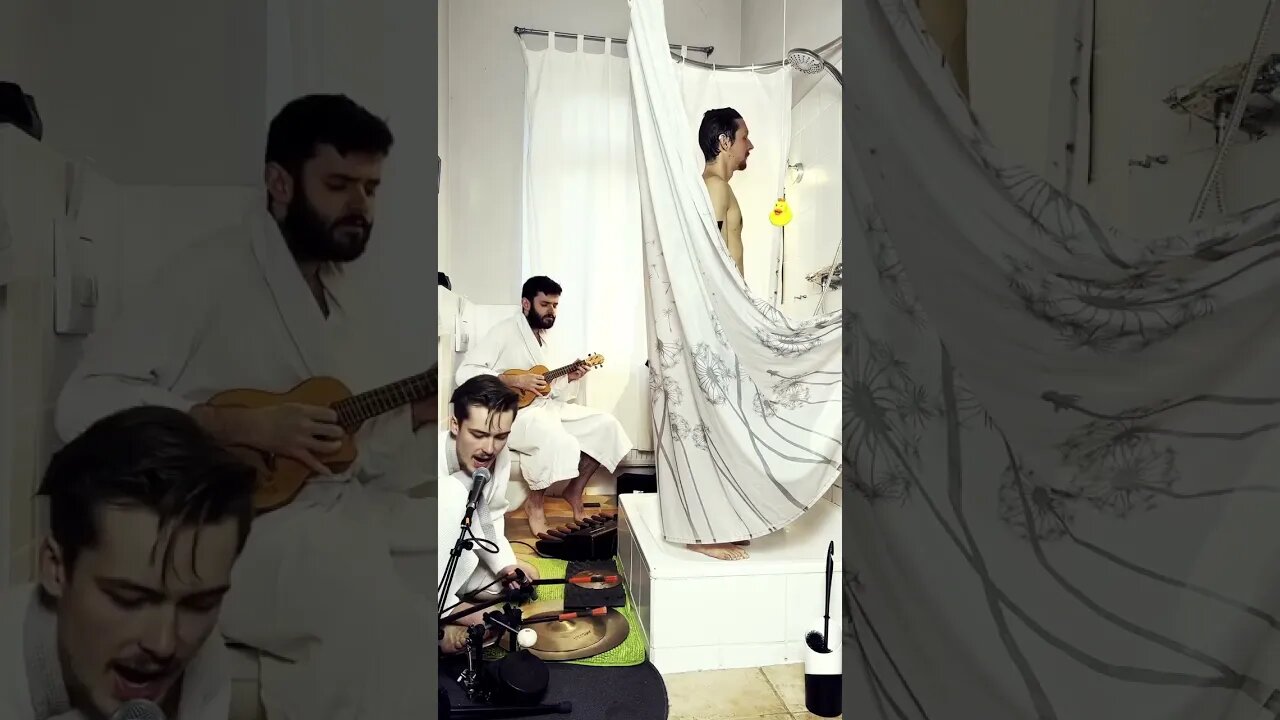 Musical break - the guys create cool techno without the use of computer effects.