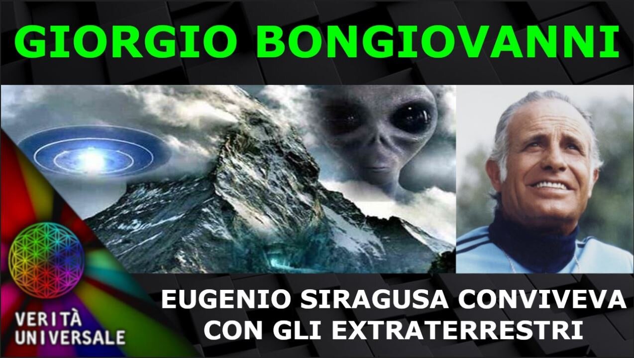 Giorgio Bongiovanni - Eugenio Siragusa conviveva con gli Extraterrestri