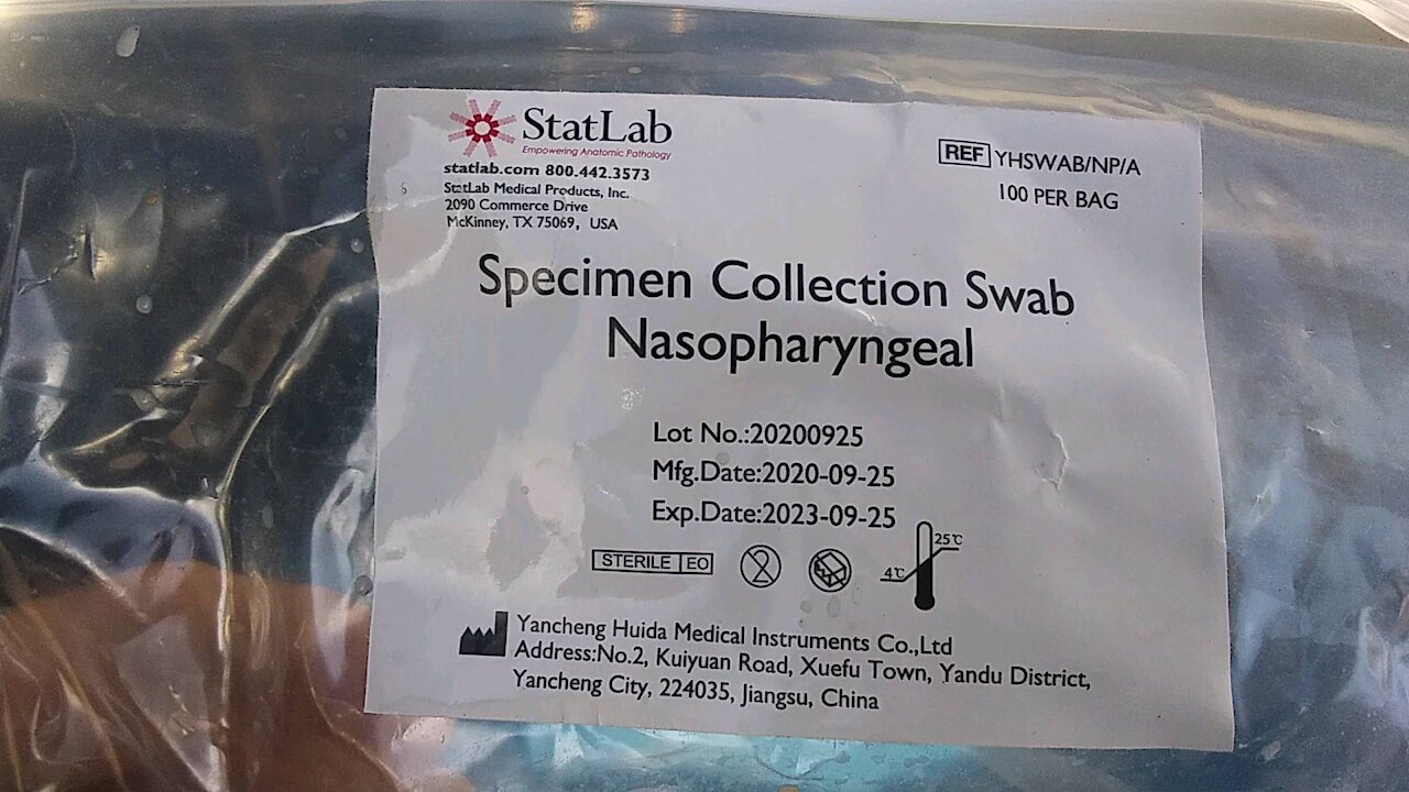 Chinese Made Testing Supplies?!?!: 09Apr21