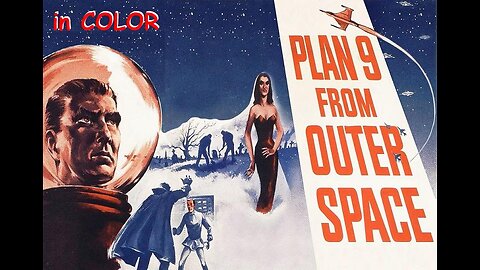 Lugosi PLAN 9 FROM OUTER SPACE 1957 Evil Aliens Resurrect the Dead as Zombies FULL MOVIE in COLOR