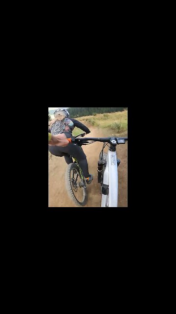 Close call! Filming for our Portes Du Soleil Ride Along video nearly ended bad! #closecalls #fail