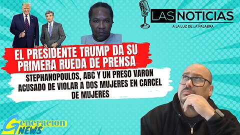 El presidente Trump da su primera rueda de prensa. Stephanopoulos y ABC