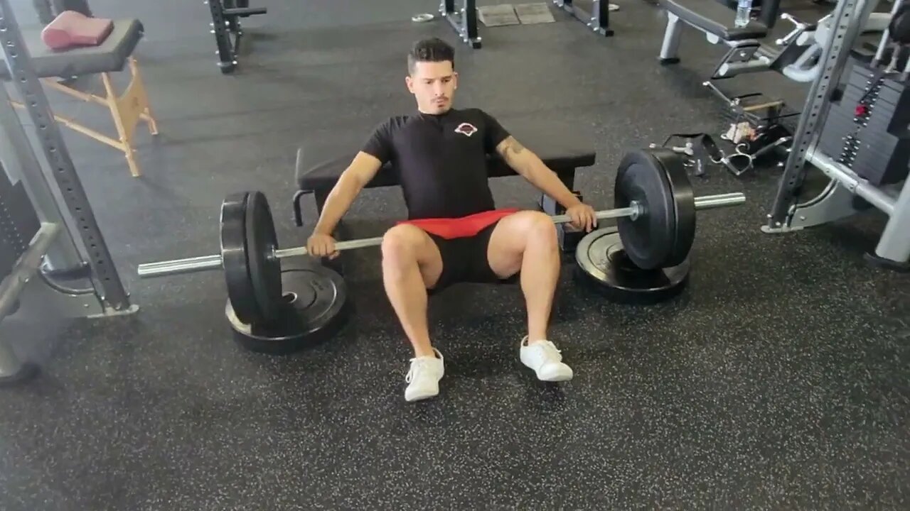 Barbell Block Hip Thrusts