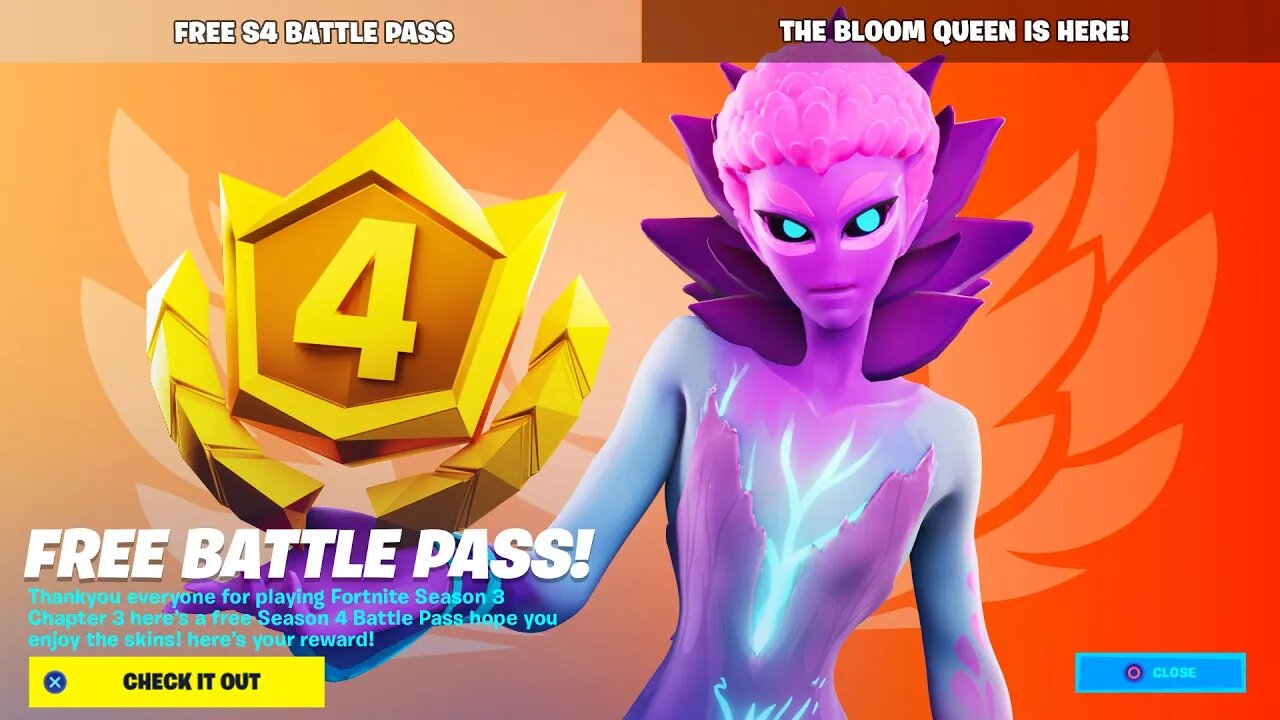 FREE BATTLE PASS for EVERYONE! (Fortnite Season 4)