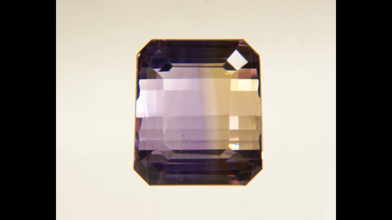 Natural Stunning Bolivian Ametrine Fantasy Step Cut Octagon