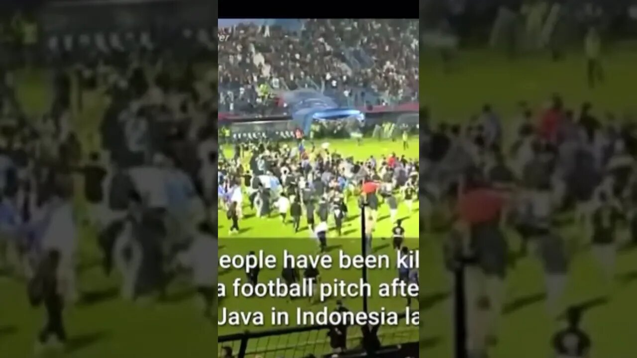 Deadly Soccer Game: Police Release Tear Gas on Crowd #shorts
