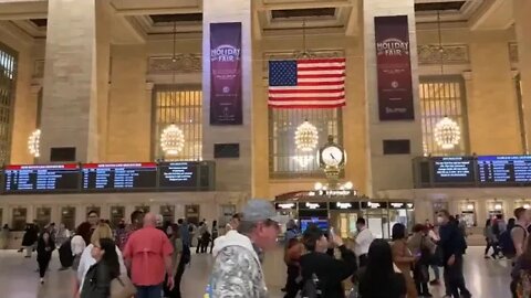 NYC 4k Walk Night Manhattan Grand Central Terminal Walking tour