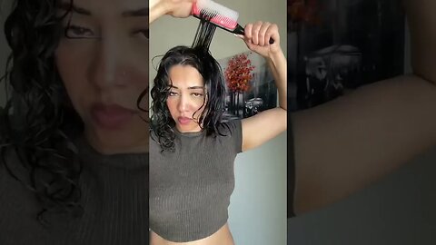 Brush test 🔥 | Curly hair | easy hairstyle | subscribe us for more #hair