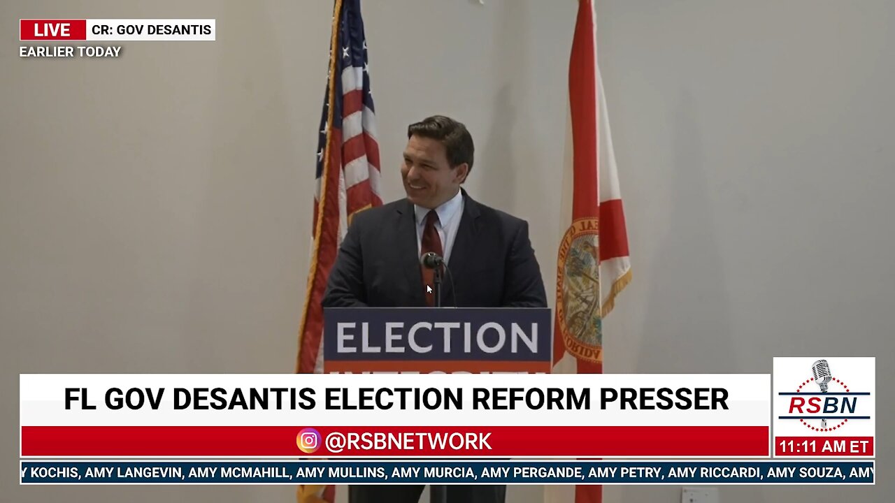 REPLAY: FL Gov. Ron DeSantis Press Conference in Palm Beach, FL 11/3/21