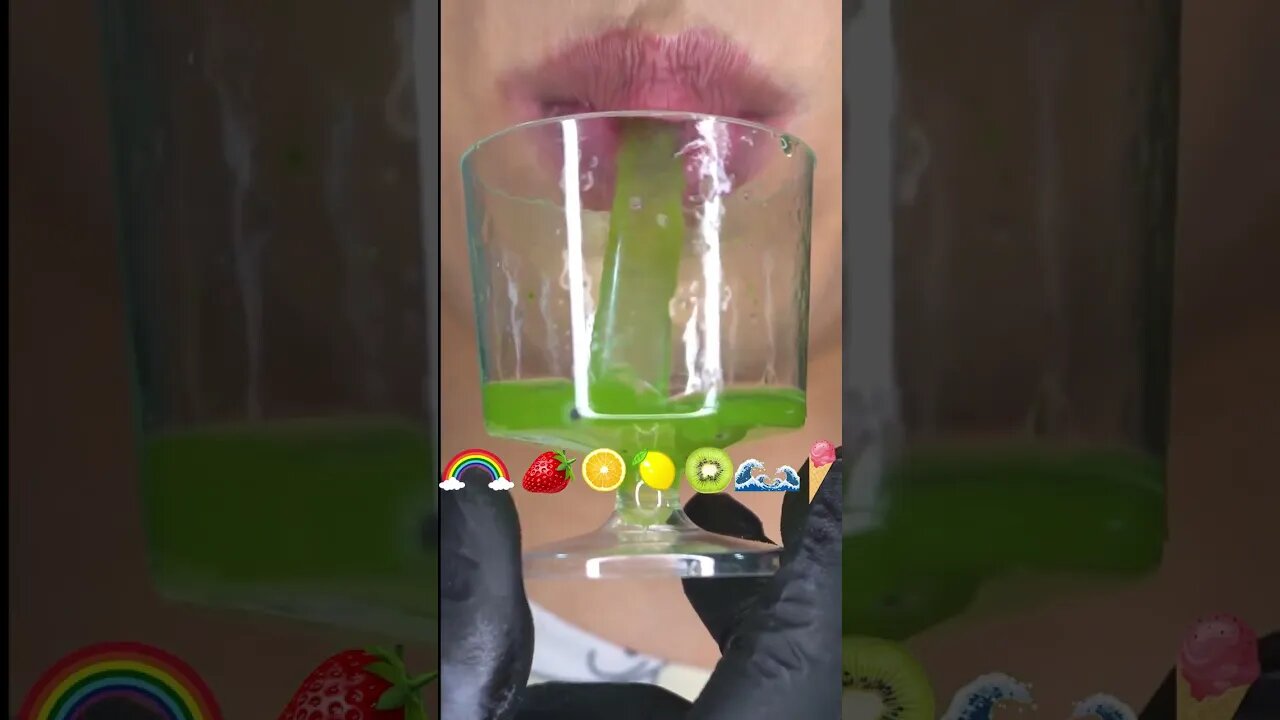 🥝🫦🍹Emoji Challenge Desafio#mukbang #asmr #eatingsounds #emojichallenge #drinkingchallenge