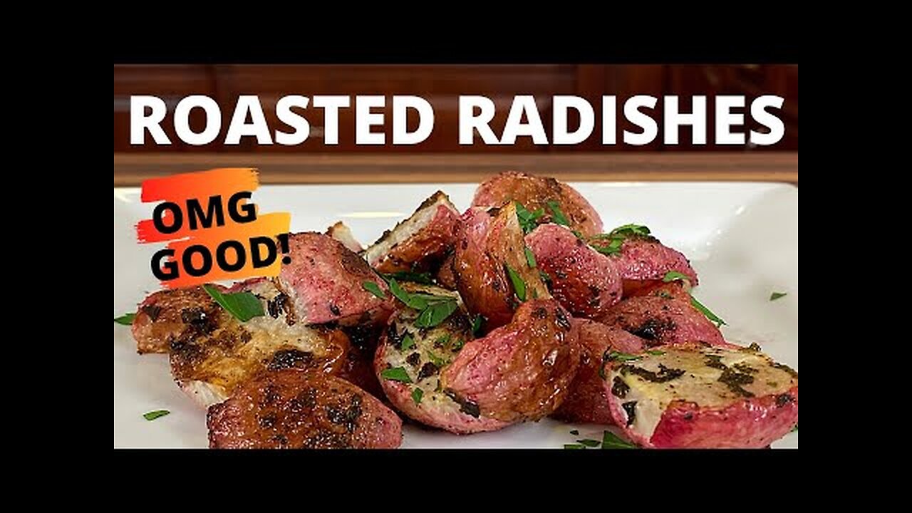 Healthy roasted radishes low carbohydrates diet #Healthy