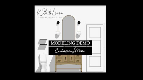 Modeling Demo | Contemporary Mirror