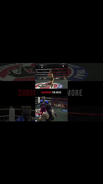 Maksimova (RUSSIA) vs. Petchompoo (THAILAND) (Muay Thai fight)