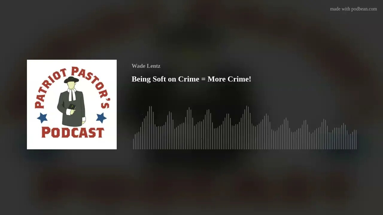 Being Soft on Crime = More Crime!