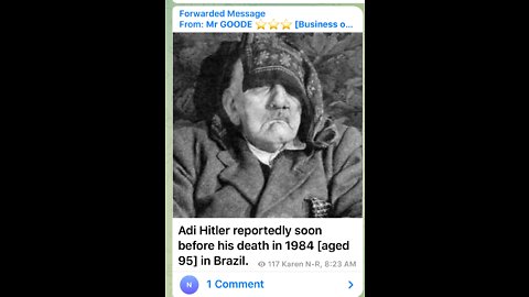 Hitler in Argentina / Natzi UFO tech