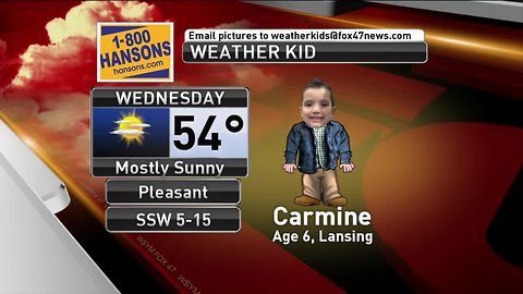 Weather Kid - Carmine - 3/27/19