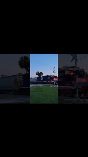 Florida East Coast Railway FEC-206 at Daytona Beach Golf Club June 30 2023 #railfanrob #fec206