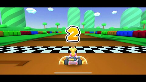 Mario Kart Tour - Peach Cup Challenge: Time Trial Gameplay