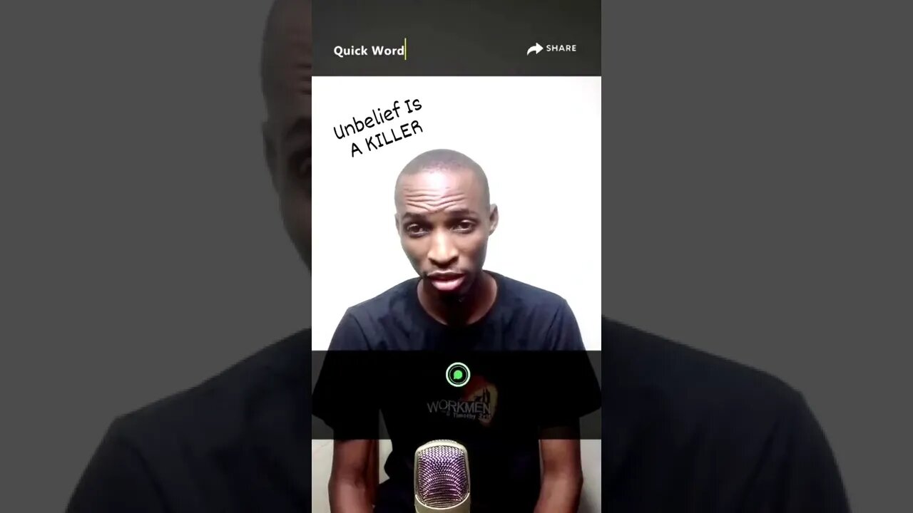 Ubelief is a KILLER #sermon #motivation #prayer