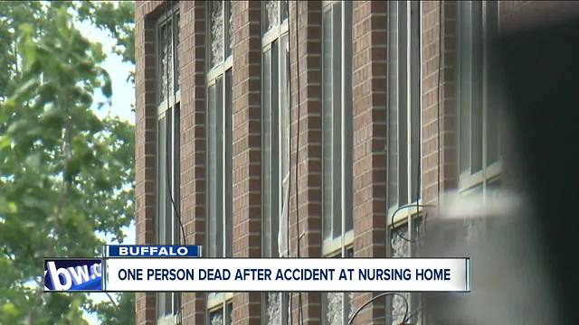 Man dies trying to escape Buffalo nursing home.