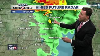 Michael Fish's NBC26 Storm Shield weather forecast