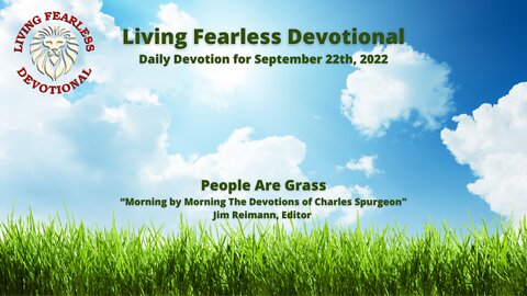 Living Fearless Devotional