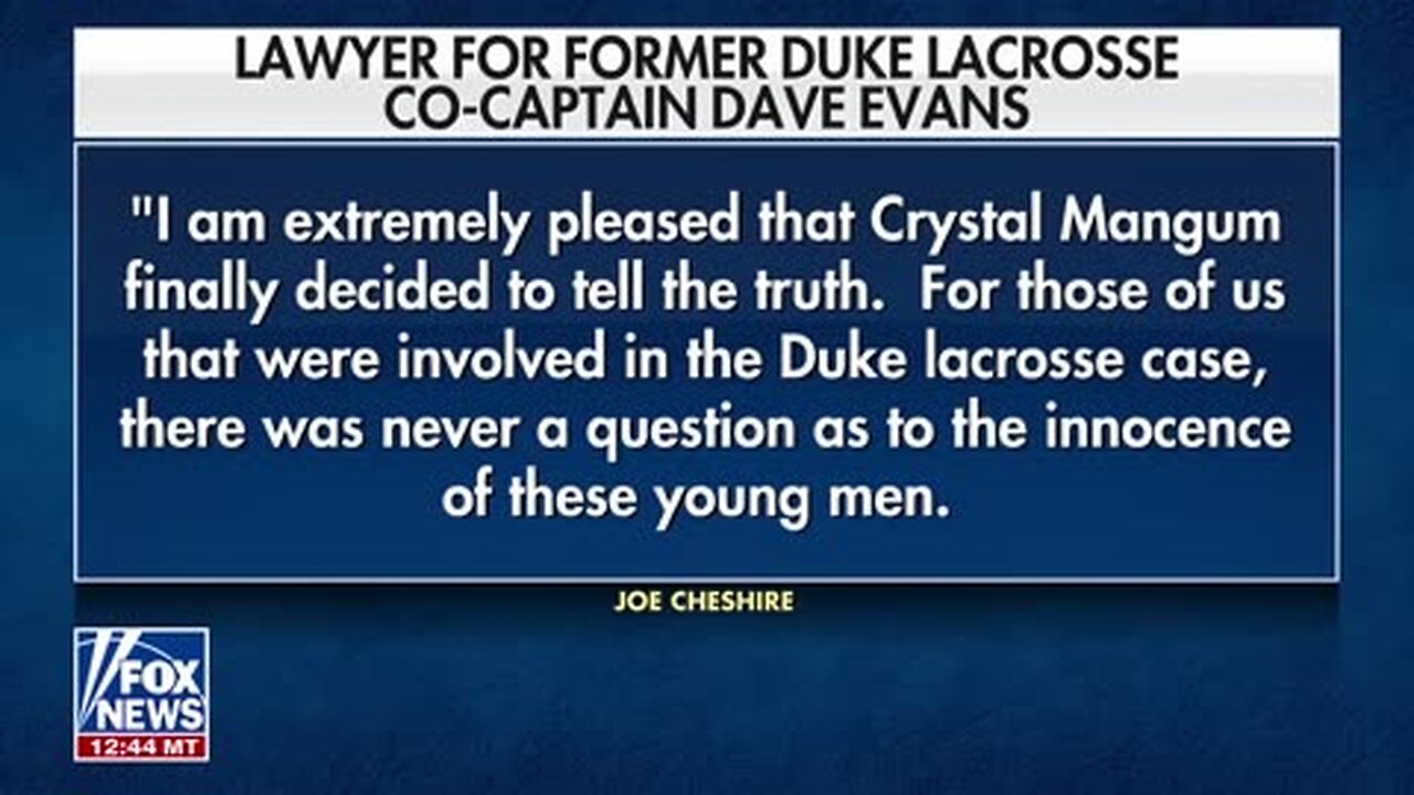 Attorney on Duke lacrosse case: If you make up allegations, you should go to prison