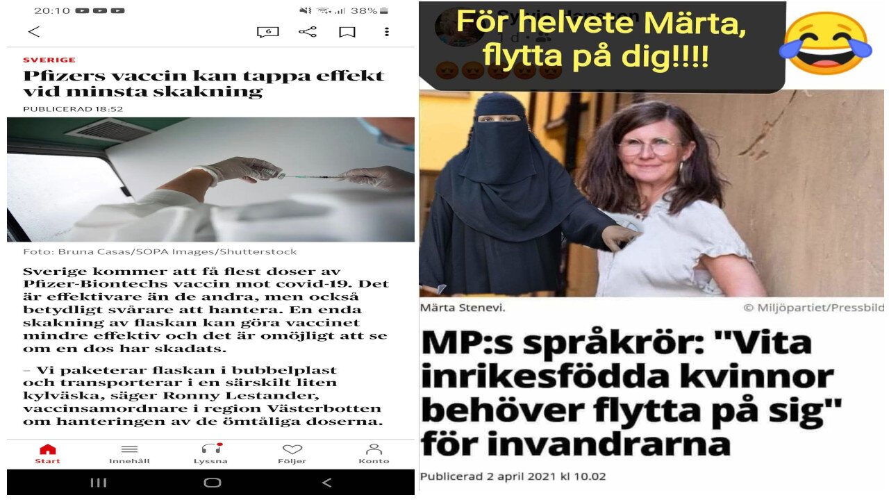 Tokvänsterns narrativ frontalkrockar med varandra. Experter, sjukvård och andra stollar