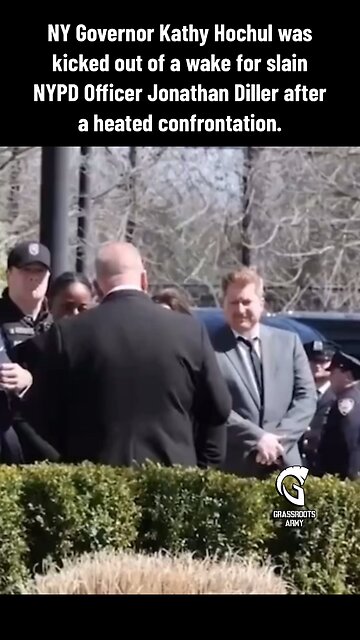 NY Governor Kathy Hochul Kicked out of a wake for slain NYPD Officer Jonathan Diller