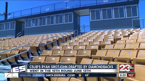 CSUB's Ryan Grotjohn drafted by the Arizona Diamondbacks