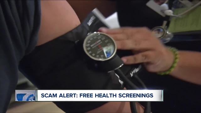 What to know to avoid being scammed by a "free health screening"