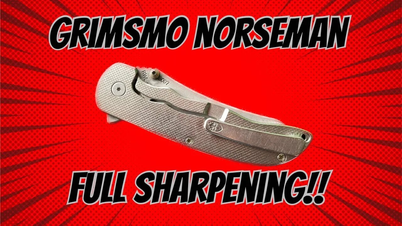 SHARPENING A GRIMSMO NORSEMAN