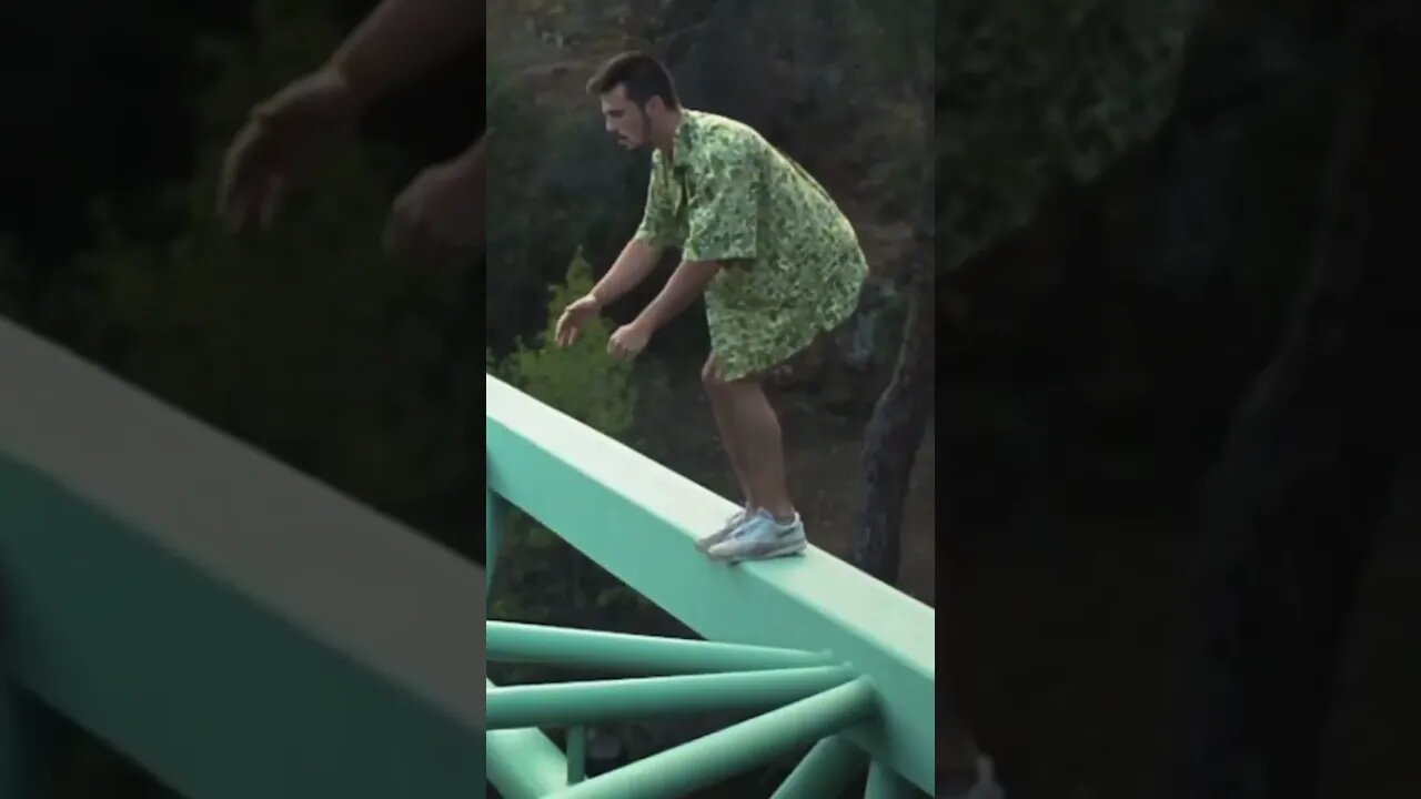 Scary Jump In A Bridge #shorts