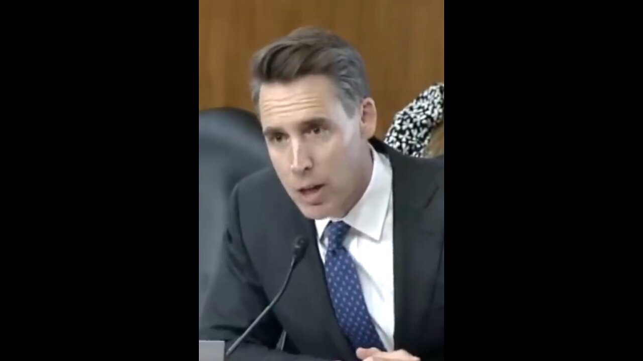 Josh Hawley Destroys Witness about Radical Environmentalist Agenda!