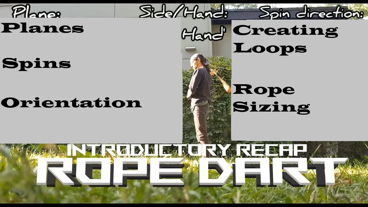 Introductory Rope Dart :: Planes/Orientation - Rope Sizing - Generating Loops