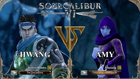 SoulCalibur VI — KillerofBlades (Hwang) VS Amesang (Amy) | Xbox Series X Casual