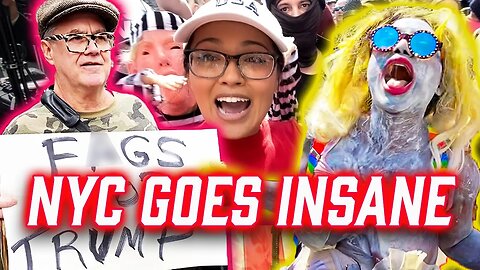 NYC Goes INSANE During Trump Arrest: Craziest Protesters & ANTIFA Attack 