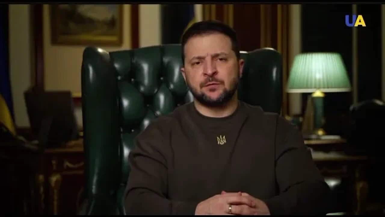 Address from Ukrainian president Volodymyr Zelenskyy