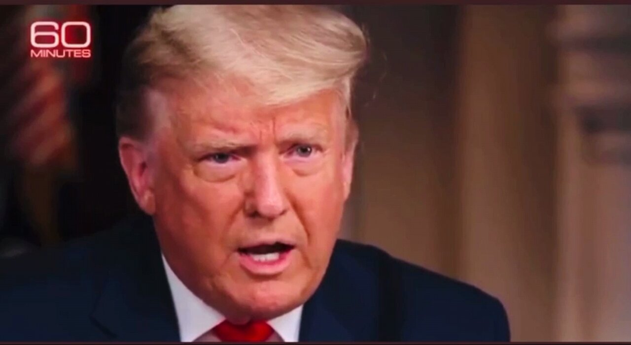 See! How journalist is smart at 60 minutes with Trump