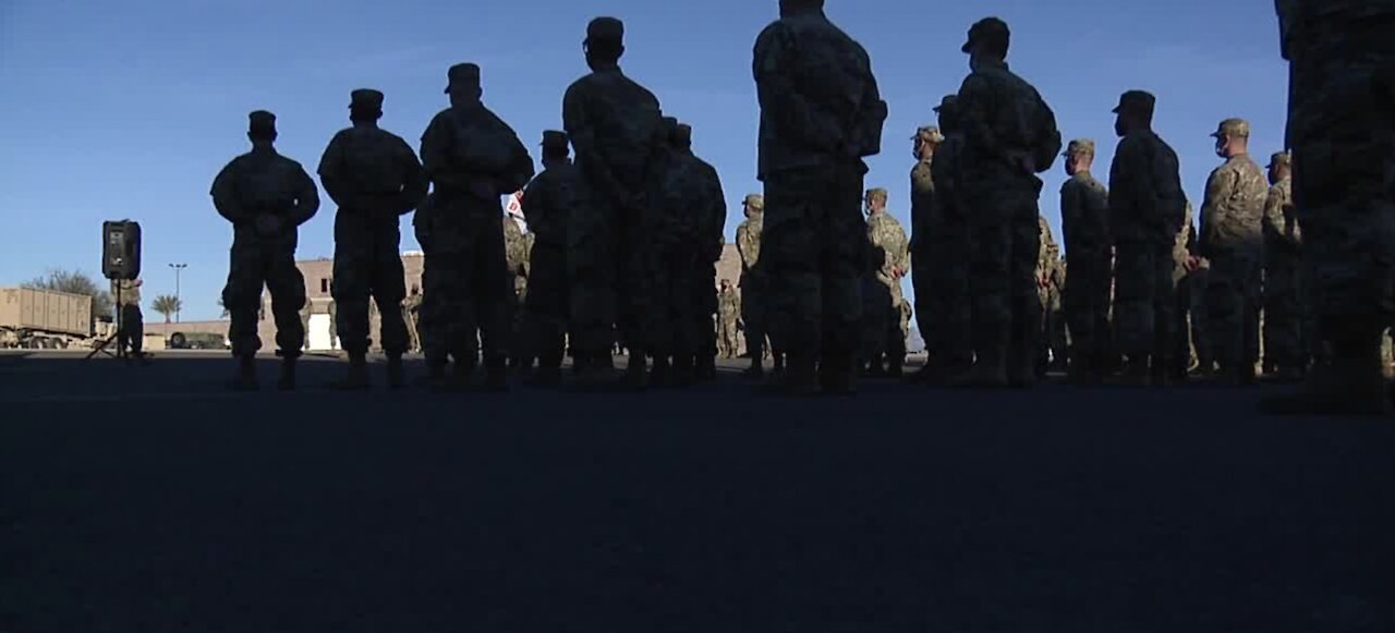 Nevada National Guard troops arrive in D.C.