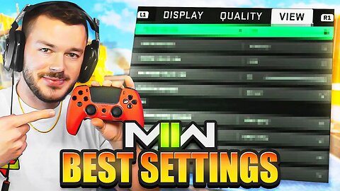 NEW #1 BEST SETTINGS In MODERN WARFARE 2! (Perfect Controller Settings, Deadzone, FOV)