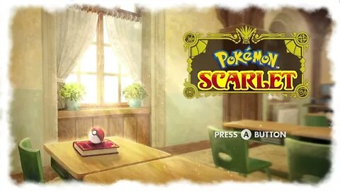 Pokemon Scarlet - Title Screen (2022)