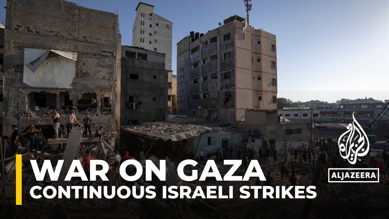 Israeli attack shaking the very foundations of every building in Gaza City