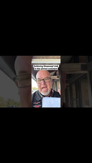 Giving away a motorcycle