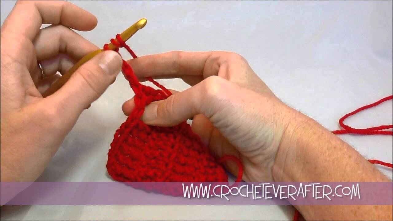 Left Hand Treble Crochet Tutorial #7: TR in the Front Loop Only