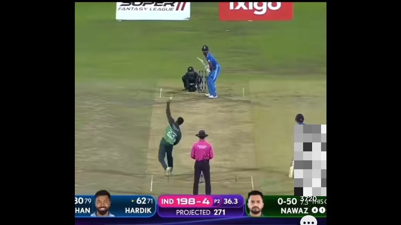 Pak Vs Ind | 5th Wicket | Ishan Kishan Bold By Haris Rauf