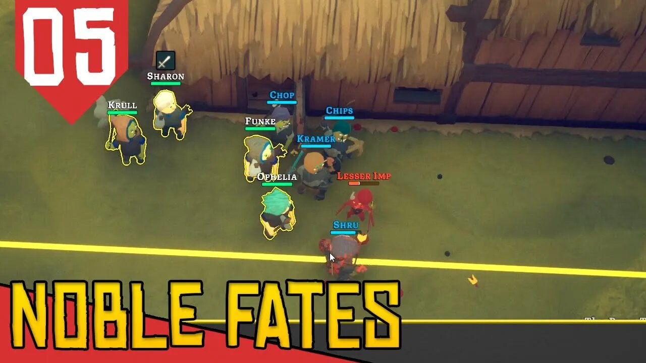 Banquete de NATAL Nevado, Final com Demonios e Caçadores - Noble Fates #05[Gameplay Português PTBR]