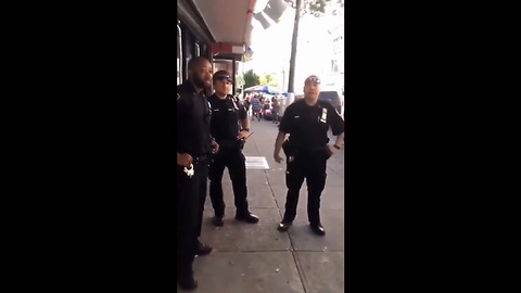 Watch: NYPD’s ‘Hands-off Policy’ Turns Stroll Down Street Into Grueling Gauntlet