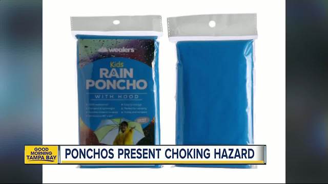 Pasco sinkhole Children’s rain ponchos recalled due to strangulation hazardcould cost millions to fix